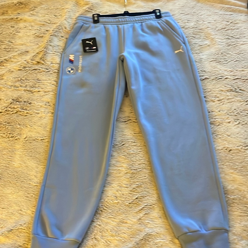 Puma BMW Large Sweatpants New With Cut Tags